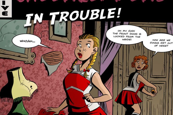 Cheerleaders in Trouble!