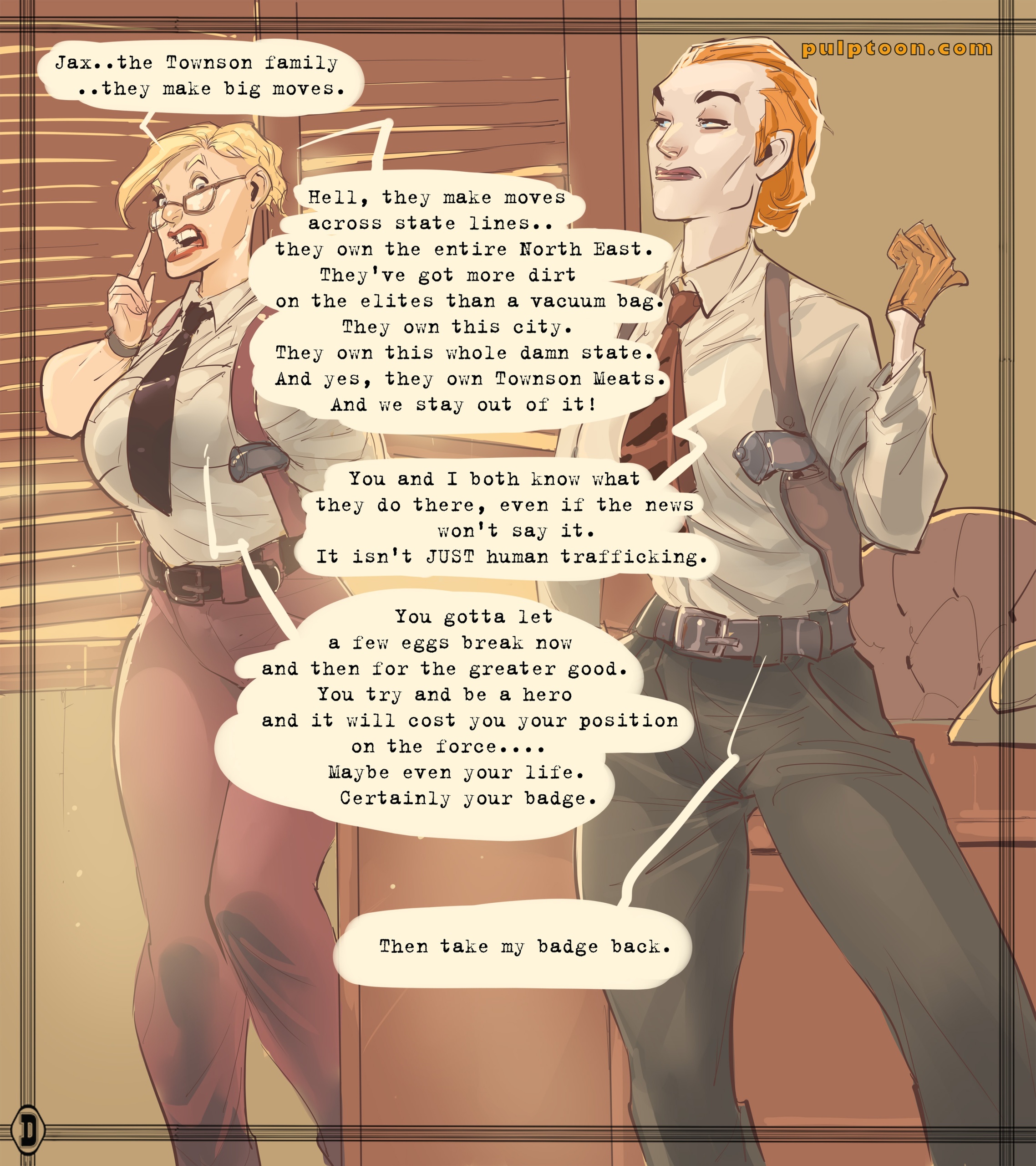 Detective Jax Full Comic | PulpToon